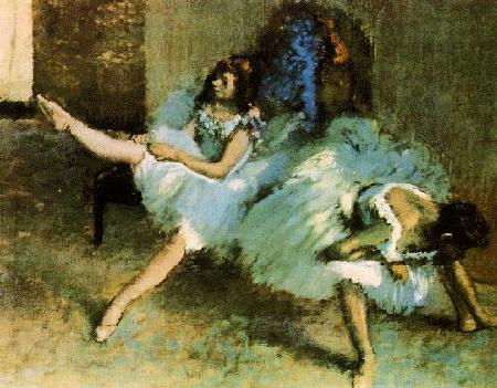 Edgar Degas Before the Ballet Norge oil painting art